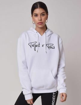Sudadera Capucha Project X Paris 1920010 LOGO - Blanco