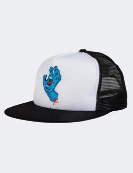 Gorra Santa Cruz CLASSIC HAND MESH  - WHITE BLACK