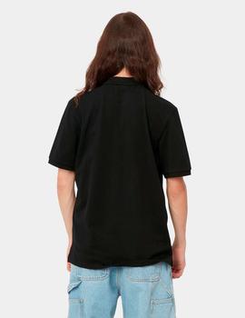 Polo CARHARTT WIP CHASE PIQUE - Black / Gold