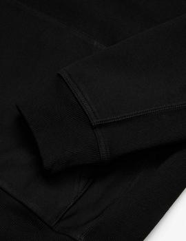 Sudadera Capucha AMERICAN SCRIPT - Black