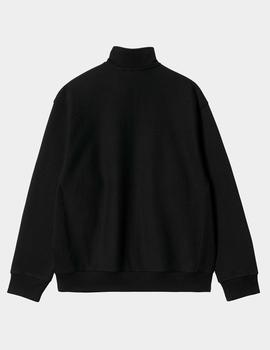 Sudadera HALF ZIP AMERICAN SCRIPT - Black