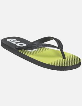 Chanclas Globe ZULU - Black Lime White