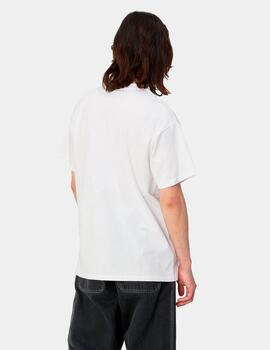 Camiseta CARHARTT WIP SCRIPT EMBROIDERY - White/Black