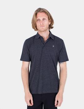 Polo HURLEY ACE VISTA - Black Heather