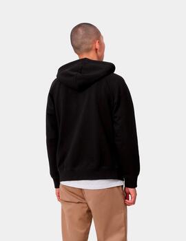 Sud. Cap. Abierta HOODED CHASE - Black / Gold
