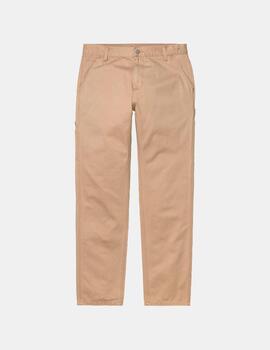 Pantalón CARHARTT WIP SINGLE KNEE - Dusty H Brown