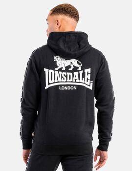 Sudadera Capucha Abierta BIGTON - Black/White