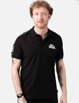 Polo LONSDALE SETTER - Black/White