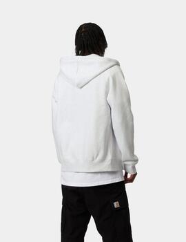 Sud. Cap. Abierta HOODED CHASE - Ash Heather / Gol