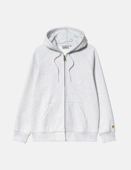 Sud. Cap. Abierta HOODED CHASE - Ash Heather / Gol