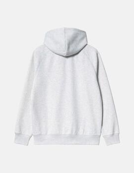 Sud. Cap. Abierta HOODED CHASE - Ash Heather / Gol