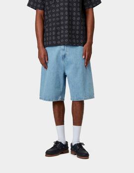 Bermuda CARHARTT WIP BRANDON - Blue Stone Bleached