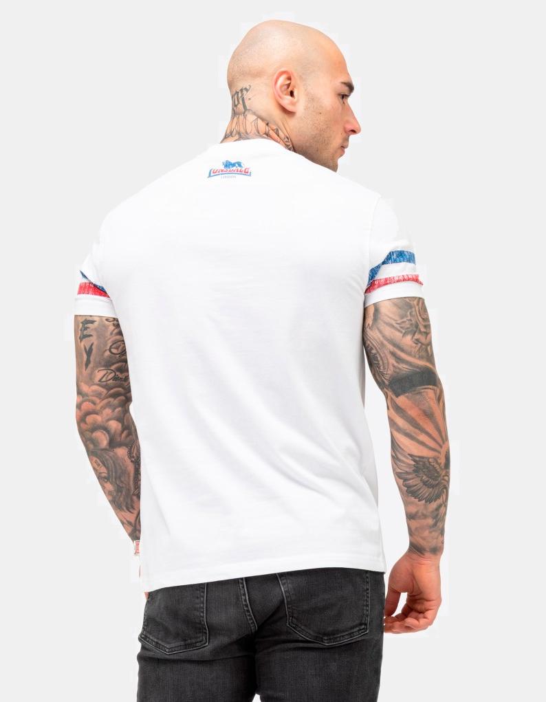 Camiseta LONSDALE CRUGMEER - White/Red/Blue