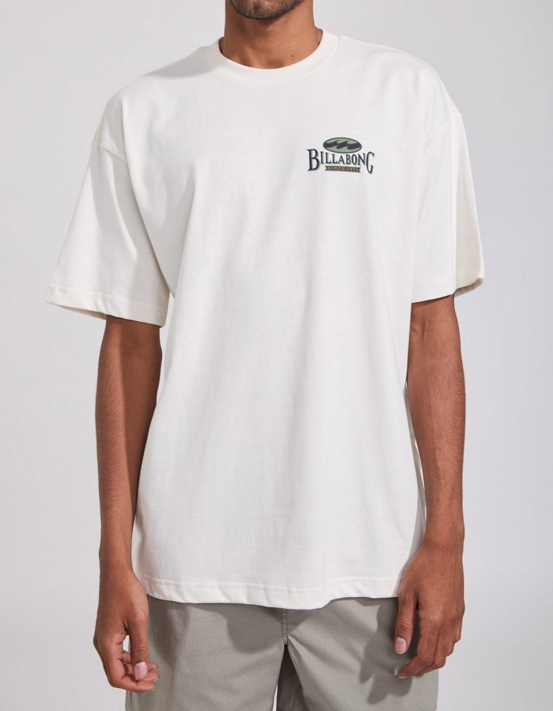 Camiseta BILLABONG DOUBLE SPREAD - Off White