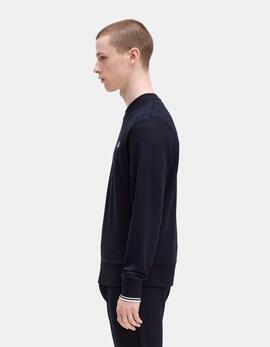 Sudadera Crew FRED PERRY M7535 - Navy