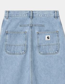 Falda CARHARTT WIP W' COLBY - Blue Stone Bleached