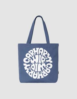 Bolso CARHARTT WIP CANVAS GRAPHIC TOTE - Blue Iris