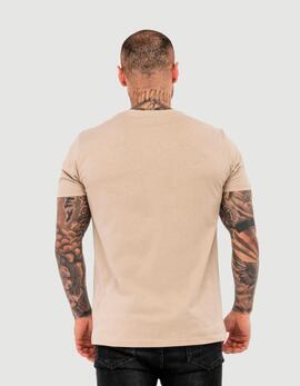 Camiseta ST. ERNEY - Sand/White