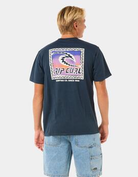 Camiseta RIP CURL RAW ENERGY TRAD - Dark Navy