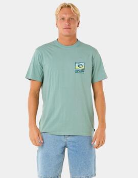 Camiseta RIP CURL RAW ENERGY TRAD - Blue Lagoon