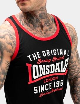 Camiseta Tirantes ANDOVER - Black/Red/White