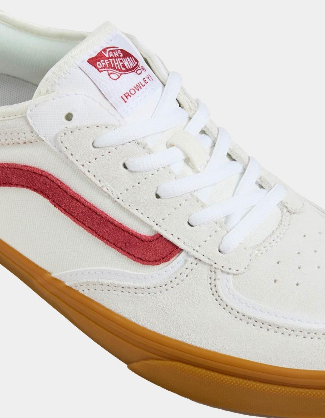 Zapatillas VANS SKATE ROWLEY - Red/White/Gum