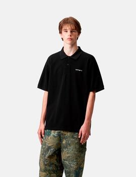 Polo CARHARTT WIP SCRIPT - Black / White