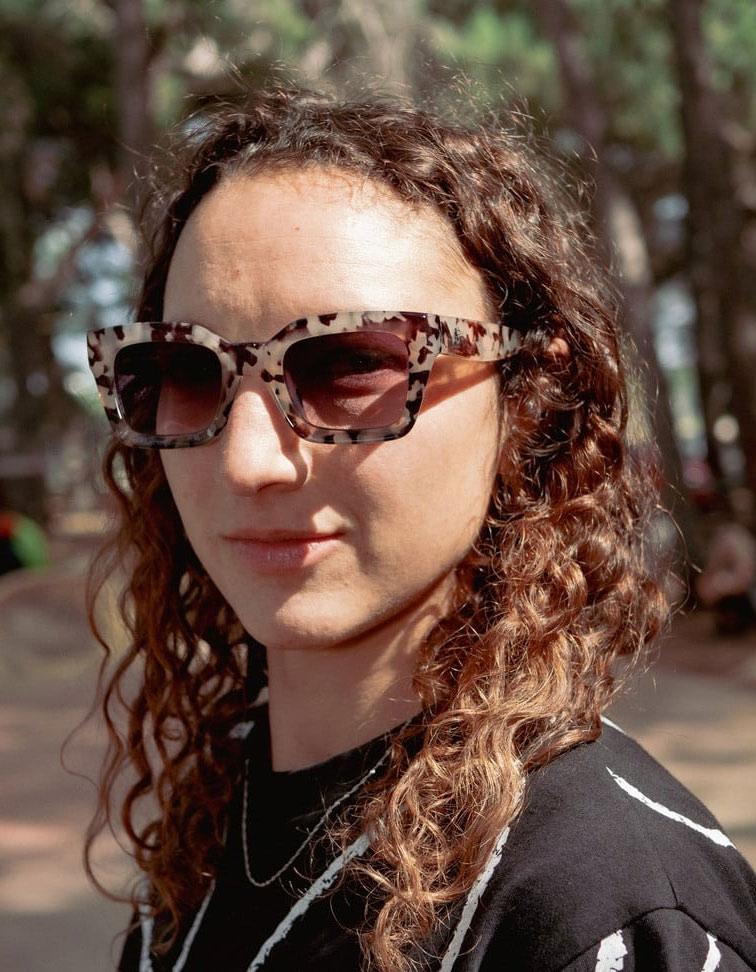Gafas ANNA - Dalmatian/Black Gradient