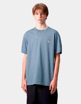 Camiseta CARHARTT WIP CHASE - Angelite / Gold