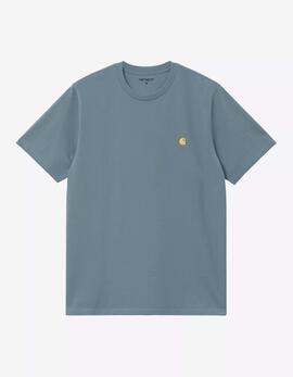 Camiseta CARHARTT WIP CHASE - Angelite / Gold