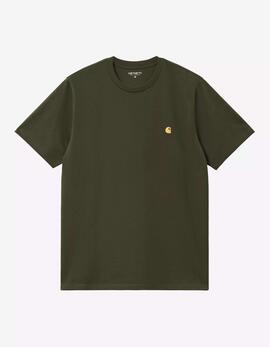 Camiseta CARHARTT WIP CHASE - Olive / Gold