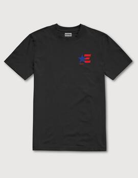 Camiseta ETNIES AMERICA - Black/Red/White