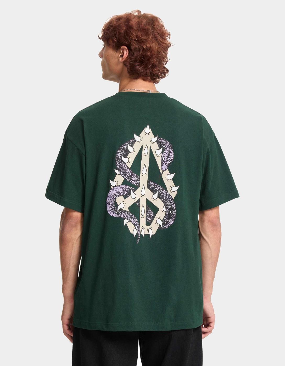 Camiseta VOLCOM SNAKE PEACE - Scarab