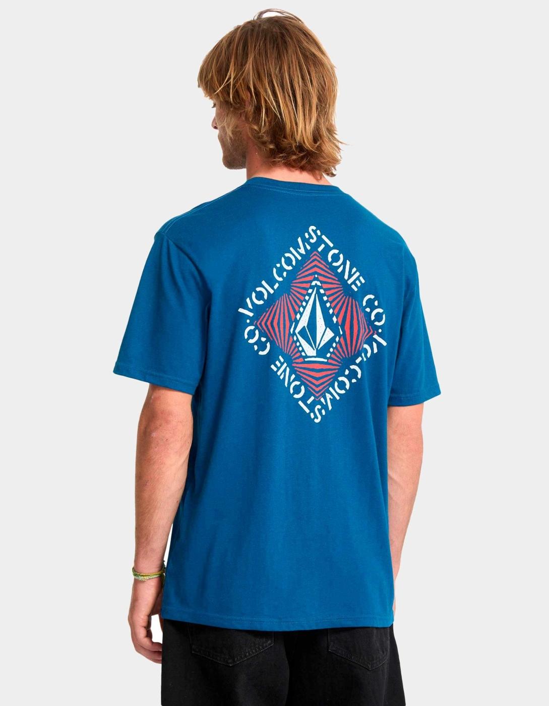 Camiseta VOLCOM OBTICAL - Cosmic Blue