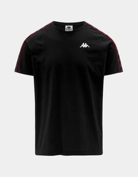 Camiseta KAPPA COEN SLIM - Black/White