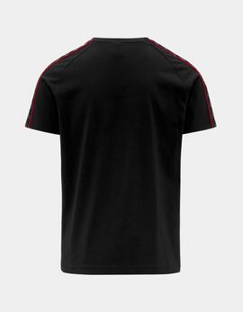 Camiseta KAPPA COEN SLIM - Black/White