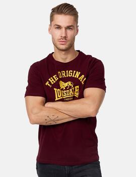 Camiseta LONSDALE ORIGINAL - Vintage Oxblood