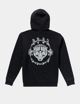Sudadera Cap. Abierta BENJ TIGEREYESZ - Black