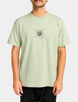 Camiseta RVCA MOSAIC FRAGMENT - Blk/Btl/Ro