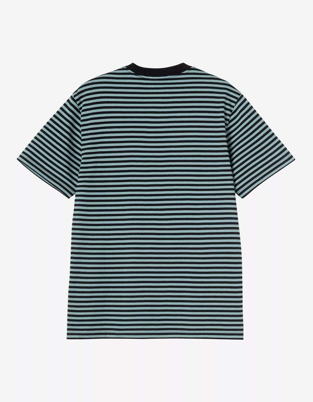 Camiseta CARHARTT WIP VERNER POCKET - Black / Citadel