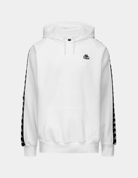 Sudadera Capucha KAPPA MADISON 2 - White/Black
