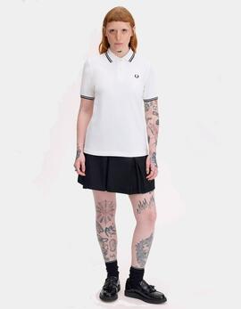 Polo FRED PERRY G3600 - White/Black