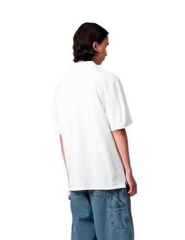 Polo CARHARTT WIP SCRIPT - White / Black