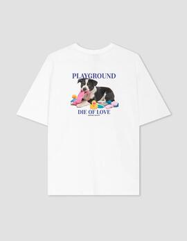 Camiseta KAOTIKO DIE OF LOVE - White