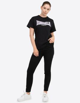 Camiseta W' Lonsdale OUSDALE - Black/Lillac/White