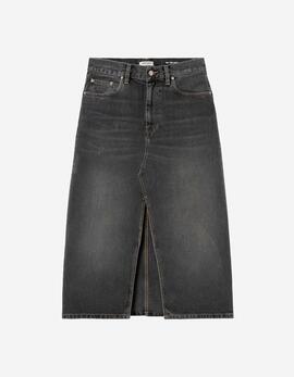 Falda W' Carhartt Wip BRANDON - Black Grind Wash