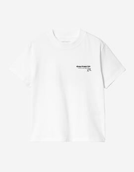 Camiseta W' Carhartt Wip GARBLE- White