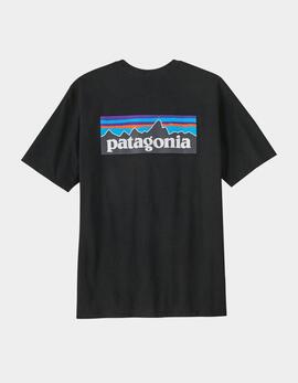 Camiseta PATAGONIA P-6 LOGO RESPONSIBILI - Black