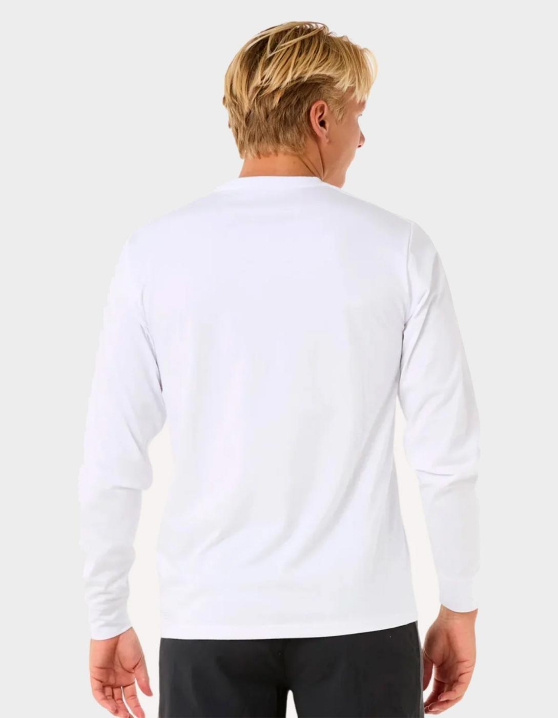 Camiseta RIP CURL ICONS OF SURF UPF LS - White