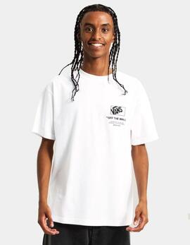 Camiseta VANS STACKED HI - White